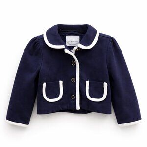 Janie and Jack Navy Blazer/Jacket: 12-18 months